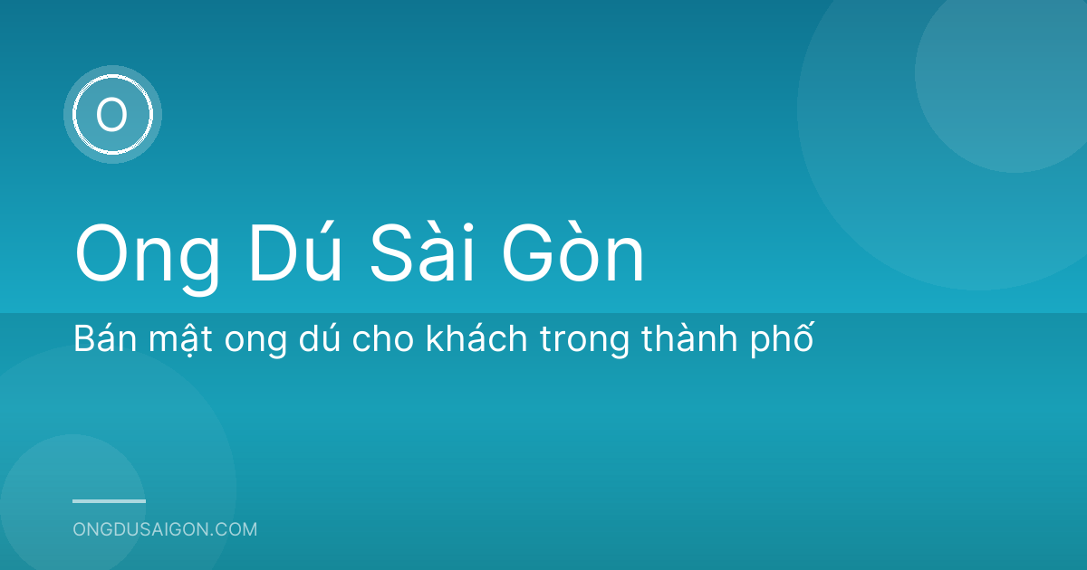 Bán mật ong dú cho khách trong thành phố